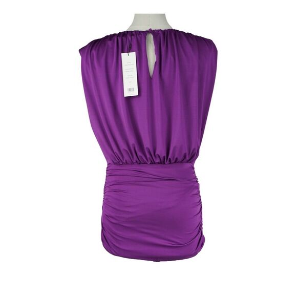 Veronica Beard Dark Violet Bora Dress